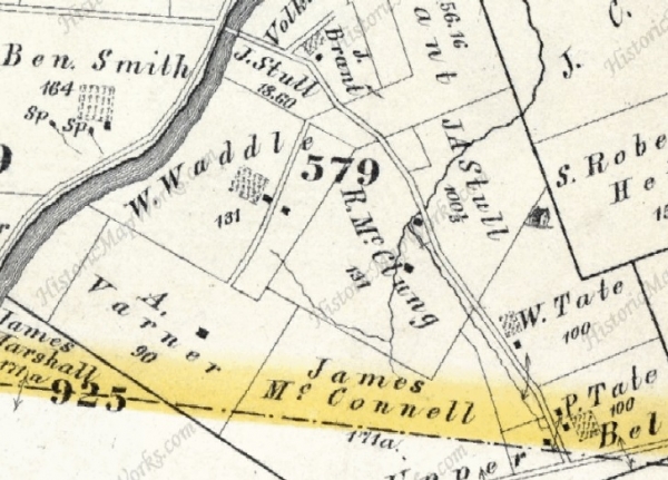 1874 Map of the CCN Area