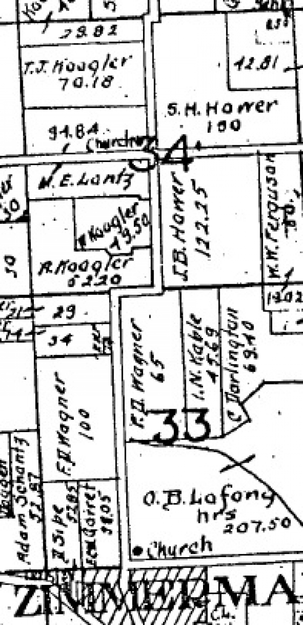 North Fairfield Road in 1920