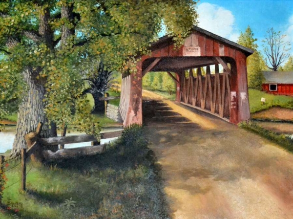 The Alpha Road Covered Bridge