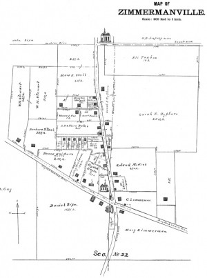 Map of Zimmerman